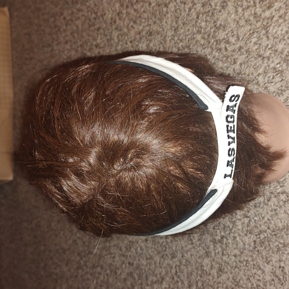 Las Vegas Sin City Unisex White Visor Adjustable OSFM - Picture 5 of 9